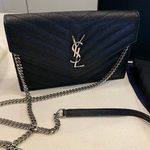 *SOLD ON ANOTHER SITE* Saint Laurent Monogramme Quilted Calf Leather Bag